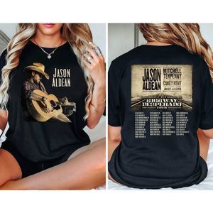 Jason Aldean Highway Desperado Tour 2 Sided Country Music Fan T-Shirt